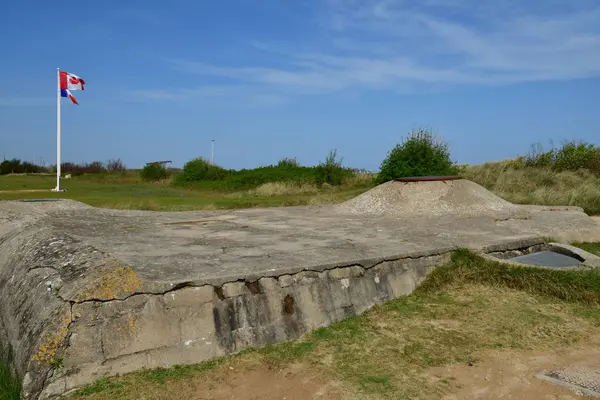 Courseulles Sur Mer Frankrijk April 2018 Het Centrum Juno Beach — Stockfoto