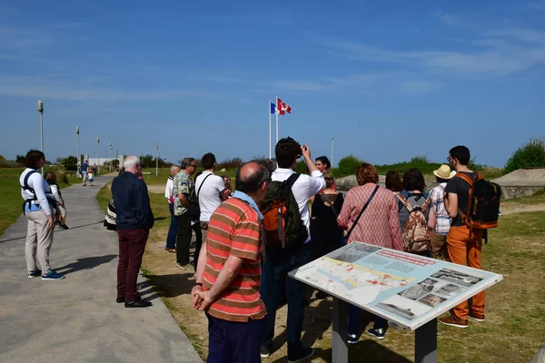 Courseulles Sur Mer França Abril 2018 Centre Juno Beach Day — Fotografia de Stock