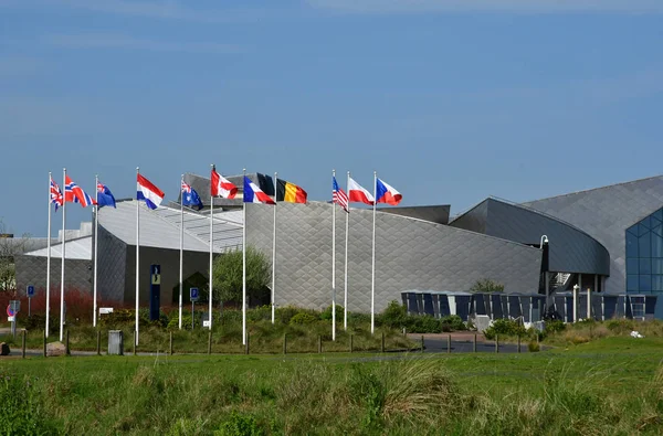 Courseulles Sur Mer Frankrijk April 2018 Het Centrum Juno Beach — Stockfoto