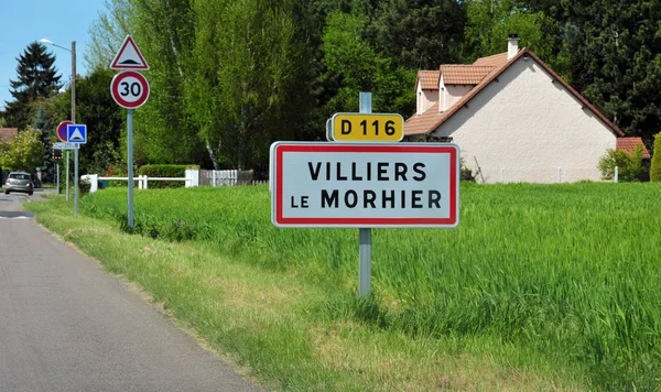 Villiers Morhier Fransa Mayıs 2016 Pitoresk Köy — Stok fotoğraf