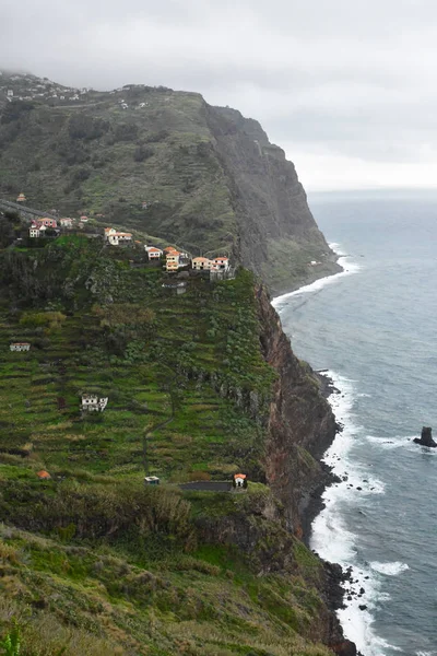 Cabo Girao Madeira Portugal Fevereiro 2018 Penhasco — Fotografia de Stock