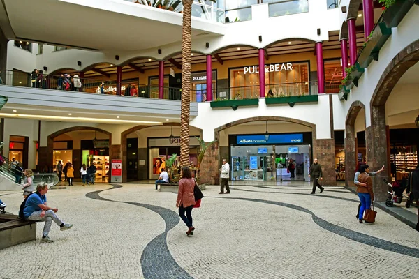 Funchal Madeira Portugal Februar 2018 Das Forum Shopping Center — Stockfoto