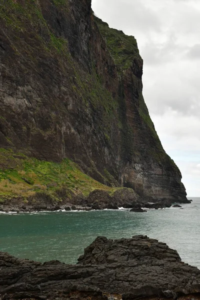 Porto Cruz Madeira Portugal Fevereiro 2018 Pitoresca Aldeia — Fotografia de Stock