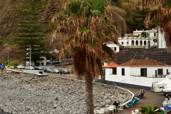 Porto Cruz Madeira Portugal Febrero 2018 Pintoresco Pueblo —  Fotos de Stock