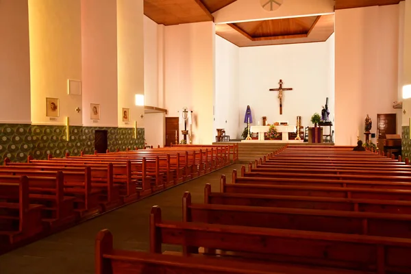 Porto Cruz Madeira Portugal Fevereiro 2018 Igreja — Fotografia de Stock