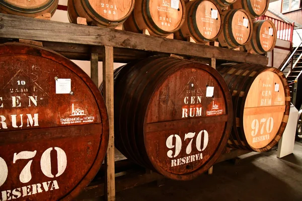 Porto Cruz Madeira Portogallo Febbraio 2018 Una Storica Distilleria Rum — Foto Stock