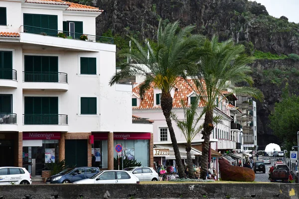 Ribeira Brava Madeira Portugalsko Února 2018 Centrum Města — Stock fotografie