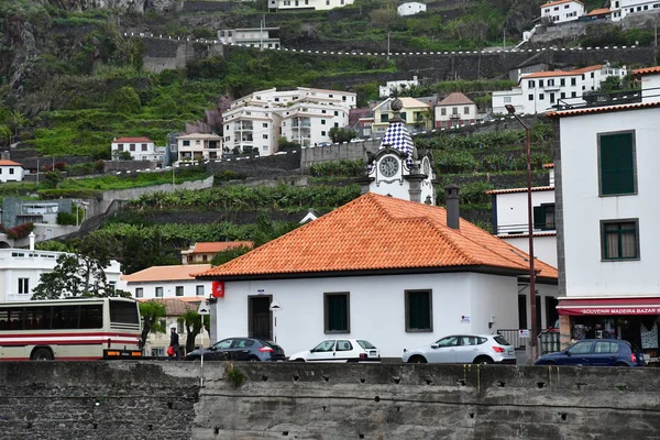 Ribeira Brava Madeira Portugal Fevereiro 2018 Centro Cidade — Fotografia de Stock