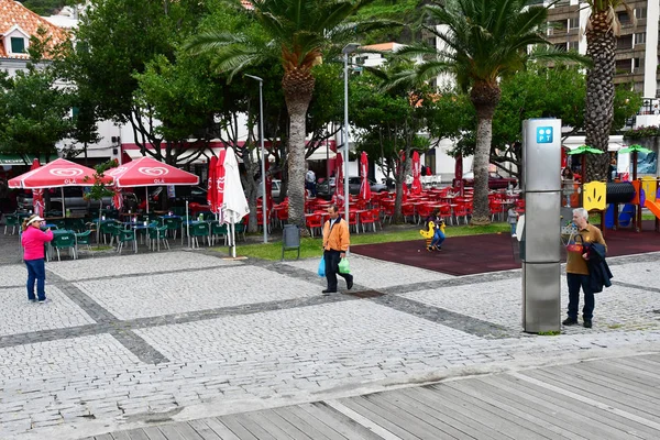 Ribeira Brava Madery Portugalia 2018 Lutego Centrum Miasta — Zdjęcie stockowe