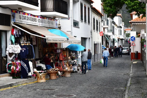 Ριμπέιρα Μπράβα Μαδέρα Πορτογαλία Φεβρουαρίου 2018 Κέντρο Της Πόλης — Φωτογραφία Αρχείου