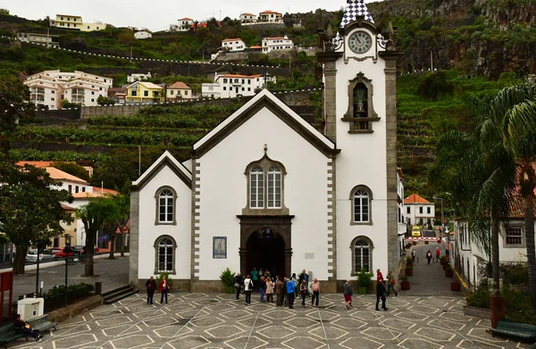 Ribeira Brava Madery Portugalia 2018 Lutego Kościół — Zdjęcie stockowe