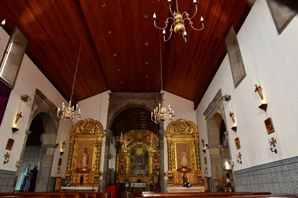 Сантана Мадейра Португалія 2018 Лютого Церква — стокове фото