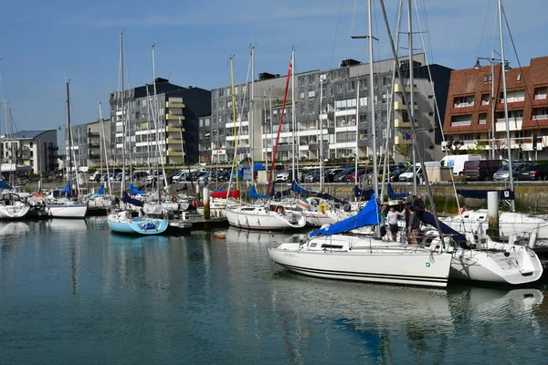 Courseulles Sur Mer France Апреля 2018 Года Порт — стоковое фото