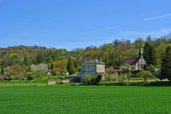 Amenucourt Francie Duben 2018 Malebné Vesnice — Stock fotografie