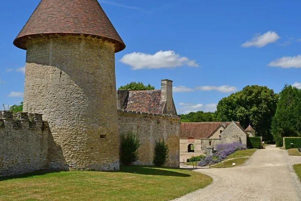 Villarceaux France Juli 2018 Die Historische Burg — Stockfoto