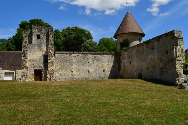 Villarceaux France Juli 2018 Die Historische Burg — Stockfoto