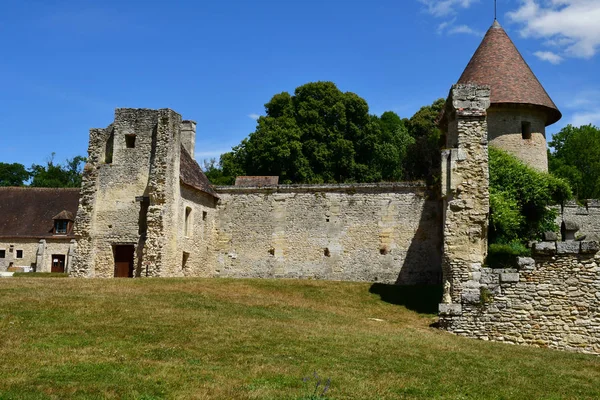 Villarceaux France Juli 2018 Die Historische Burg — Stockfoto