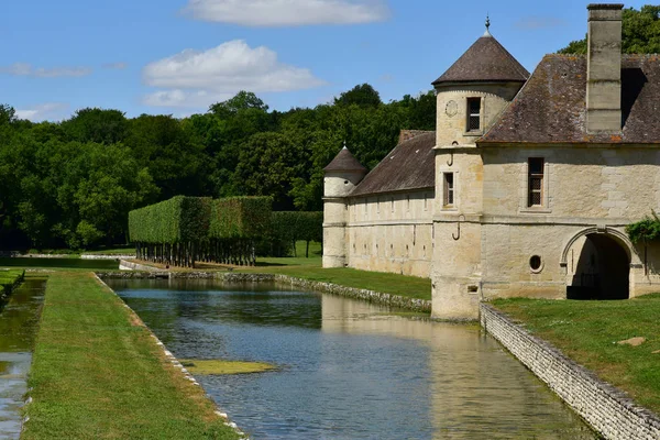 Villarceaux França Julho 2018 Castelo Histórico — Fotografia de Stock