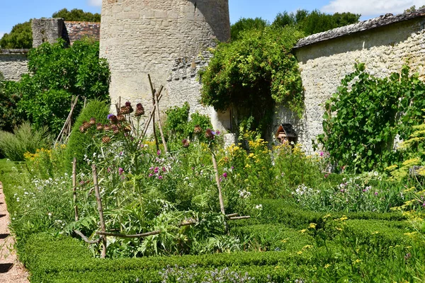 Villarceaux Francia Luglio 2018 Storico Castello — Foto Stock