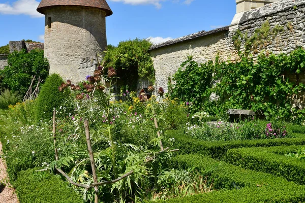 Villarceaux Frankrike Juli 2018 Det Historiska Slottet — Stockfoto