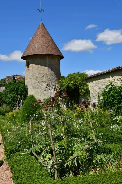 Villarceaux Frankrike Juli 2018 Det Historiska Slottet — Stockfoto