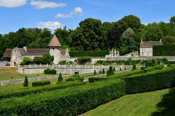 Villarceaux França Julho 2018 Castelo Histórico — Fotografia de Stock