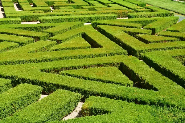 Villarceaux France Juillet 2018 Château Historique — Photo