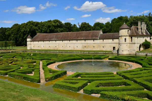 Villarceaux 2018年7月28日 历史城堡 — 图库照片