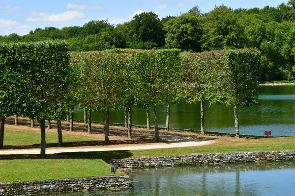 Villarceaux Francia Luglio 2018 Storico Castello — Foto Stock