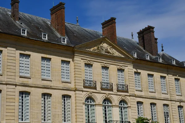 stock image Villarceaux; France - july 28 2018 : the historical castle