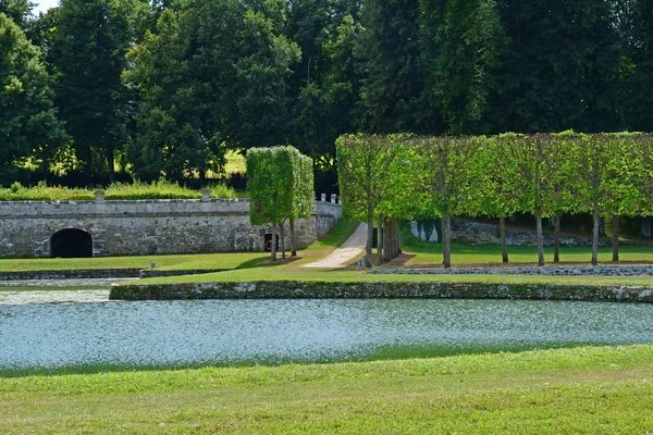 Villarceaux Frankrike Juli 2018 Det Historiska Slottet — Stockfoto