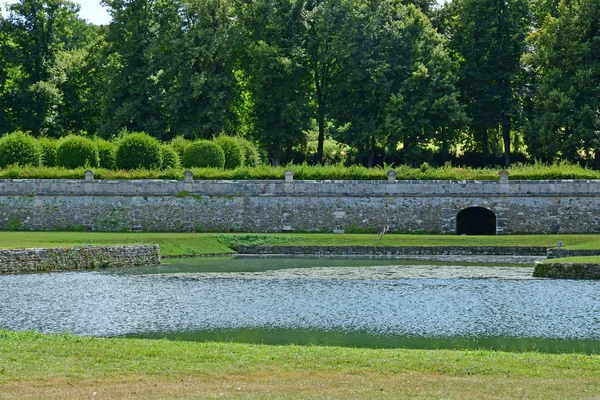 Villarceaux Frankrijk Juli 2018 Het Historische Kasteel — Stockfoto