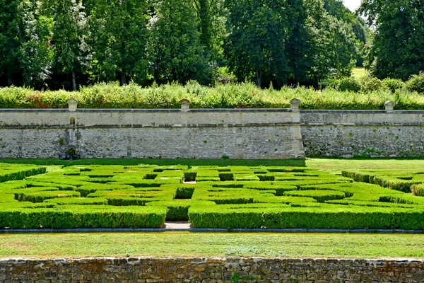 Villarceaux Frankrijk Juli 2018 Het Historische Kasteel — Stockfoto