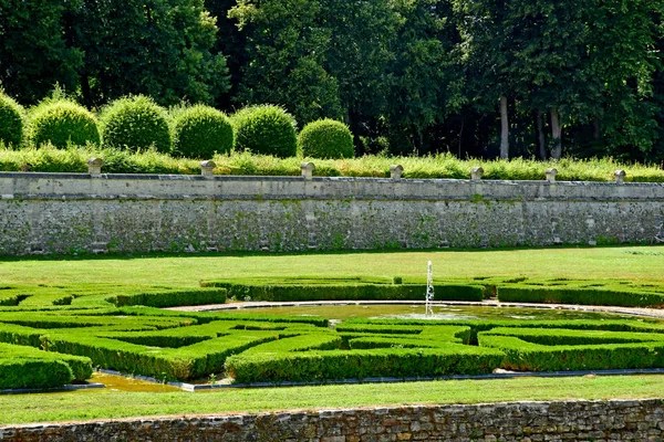 Villarceaux France Juli 2018 Die Historische Burg — Stockfoto