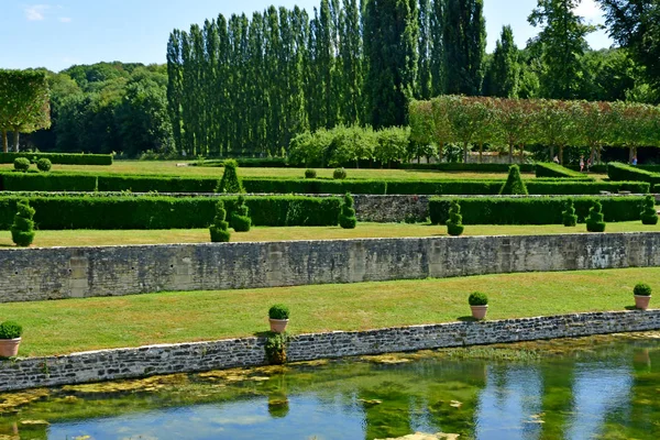 Villarceaux France Juillet 2018 Château Historique — Photo