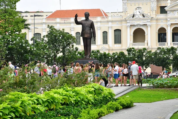 Chi Minhstad Saigon Socialistische Republiek Vietnam Augustus 2018 Stadhuis — Stockfoto