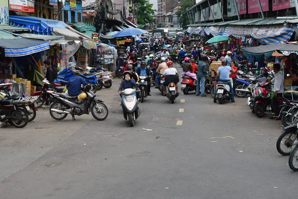 Chi Minh City Saigon Sosyalist Cumhuriyeti Vietnam Ağustos 2018 Şehir — Stok fotoğraf