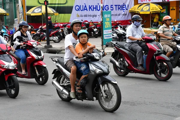 Cidade Chi Minh Saigão República Socialista Vietnã Agosto 2018 Pitoresco — Fotografia de Stock