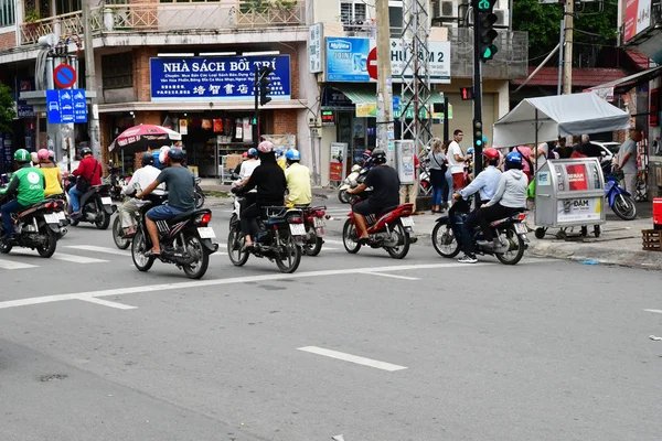 Minovo Město Saigon Vietnamská Socialistická Republika Srpen 2018 Malebné Dopravní — Stock fotografie