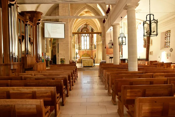 Plaisir França Setembro 2018 Igreja São Pedro — Fotografia de Stock