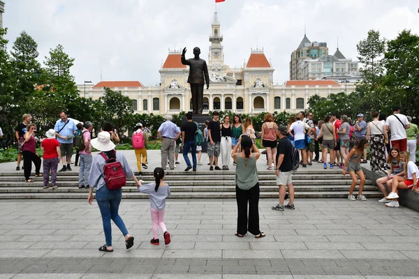 ベトナム ホーチミン サイゴン 社会主義共和国 2018 市庁舎 — ストック写真