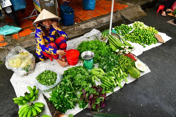 Dec Socialistiska Republiken Vietnam Augusti 2018 Pittoreska Dagliga Marknaden — Stockfoto