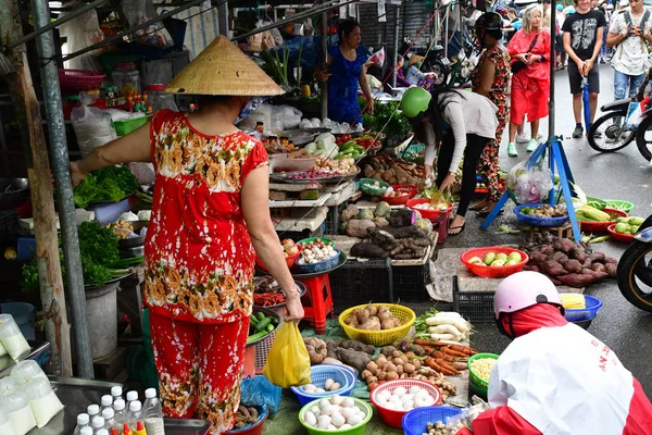 Dec Socialistiska Republiken Vietnam Augusti 2018 Pittoreska Dagliga Marknaden — Stockfoto