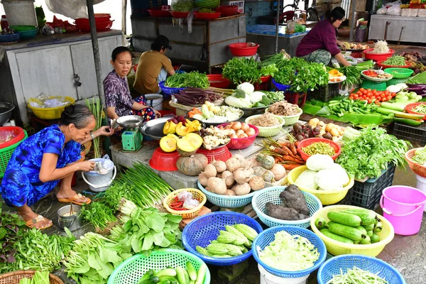 Dec República Socialista Vietnã Agosto 2018 Pitoresco Mercado Diário — Fotografia de Stock