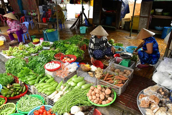 Aralık Vietnam Sosyalist Cumhuriyeti Ağustos 2018 Pitoresk Günlük Piyasa — Stok fotoğraf
