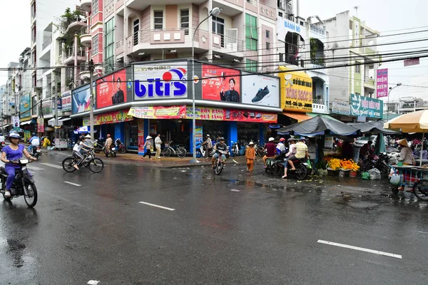 Aralık Vietnam Sosyalist Cumhuriyeti Ağustos 2018 Pitoresk Günlük Piyasa — Stok fotoğraf