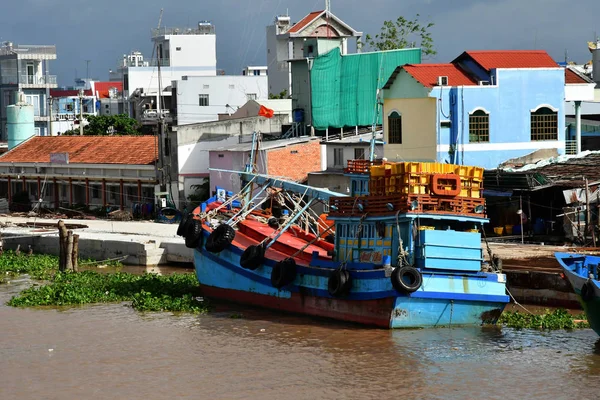 República Socialista Vietnam Agosto 2018 Mekong Riverside Tho — Foto de Stock