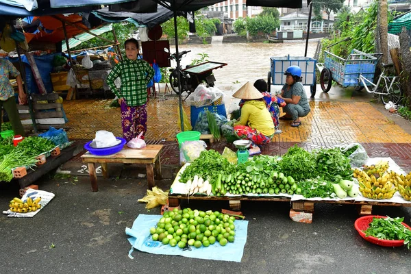 Dec República Socialista Vietnam Agosto 2018 Pintoresco Mercado Diario — Foto de Stock