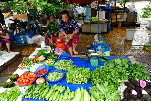 Dec Socialistiska Republiken Vietnam Augusti 2018 Pittoreska Dagliga Marknaden — Stockfoto