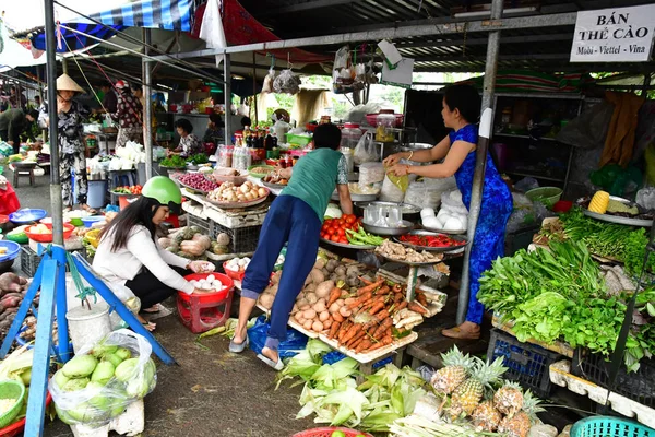 Dec Socialistische Republiek Vietnam Augustus 2018 Pittoreske Dagelijkse Markt — Stockfoto